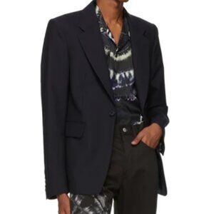 BNWT AW19 DRIES VAN NOTEN BORRIS NAVY JACKET 50